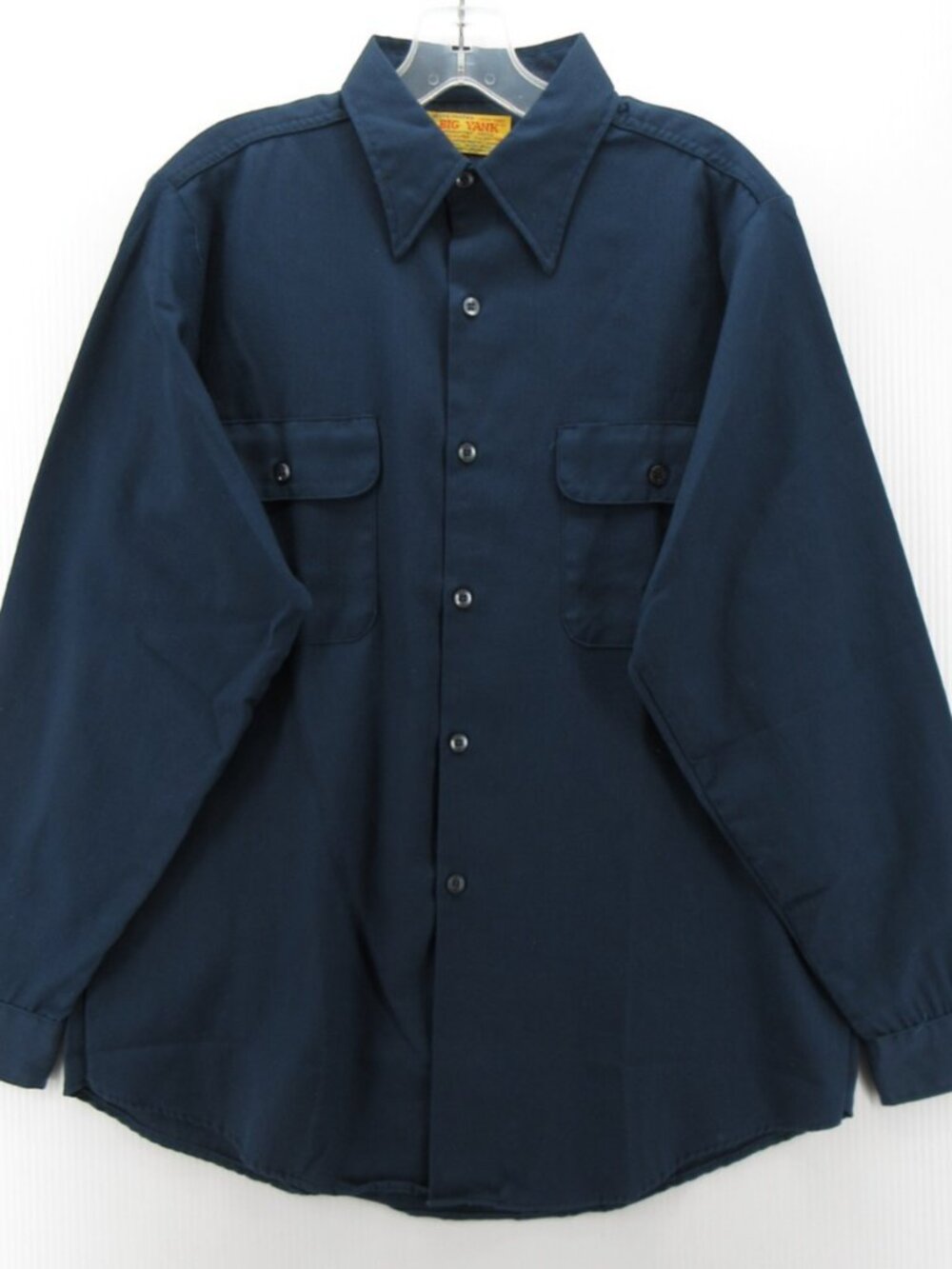 VINTAGE Big Yank Shirt Medium 70s Button Down Union Made Workwear